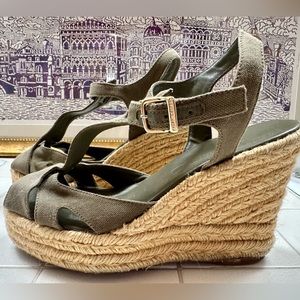 Ralph Lauren wedge espadrilles - in great shape!